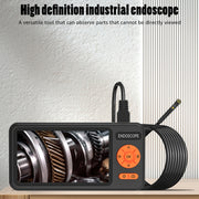 Endoscopio industriale impermeabile IP67 con schermo IPS da 5 pollici T29, lente doppia da 7,9 mm, con staffa, 1m, 2m, 3.5m, 5m, 10m