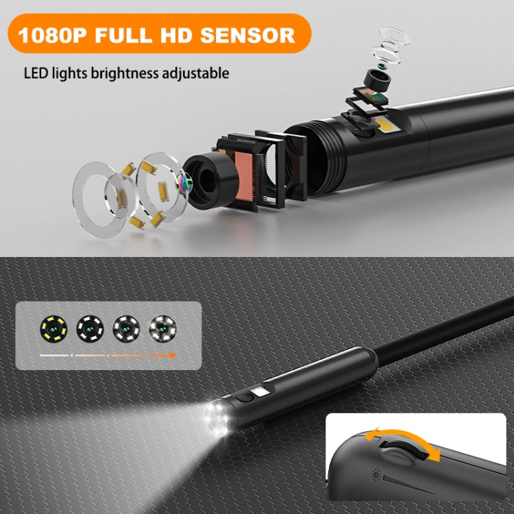 Endoscopio industriale HD con cavo rigido e telecamera singola Y15 da 8 mm con WiFi, 1m, 2m, 3.5m, 5m, 10m