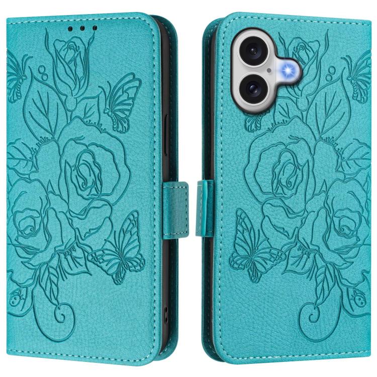 Custodia per telefono antifurto in pelle RFID rosa goffrata, For iPhone 17 Pro Max, For iPhone 17 Pro, For iPhone 17, For iPhone Air