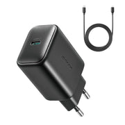 JOYROOM JR-TCF23 Kit caricabatterie rapido con porta USB-C/Type-C da 25 W con cavo da Type-C a Type-C, EU Plug, UK Plug