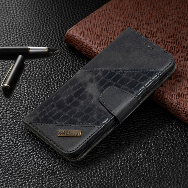Custodia in pelle sintetica a vibrazione orizzontale con trama in coccodrillo abbinata con portafoglio, supporto e slot per carte, For Samsung Galaxy S20+