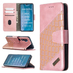 Custodia portafoglio in pelle sintetica per Huawei P40 Lite