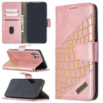 Custodia portafoglio in pelle sintetica per Huawei P40 Lite