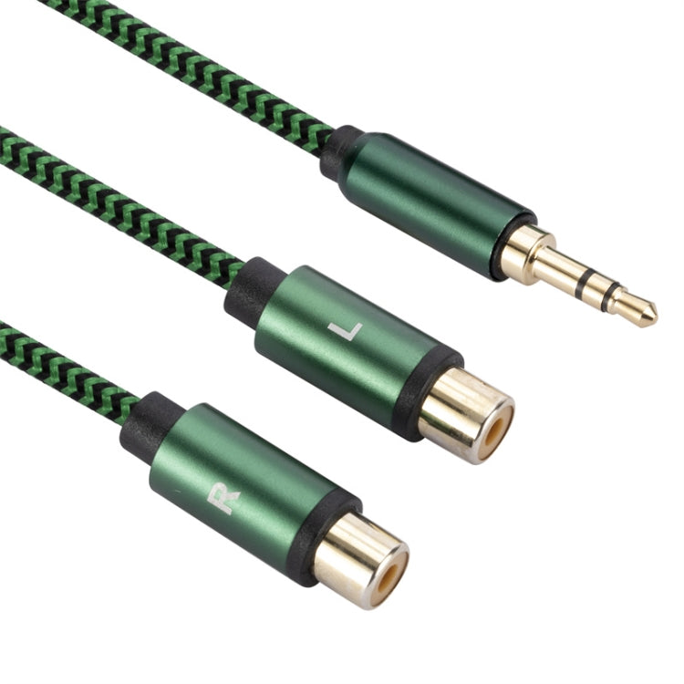 Connettore amplificatore per cavo audio da 3,5 mm maschio a 2 RCA femmina, 0.5m, 1m, 2m, 3m