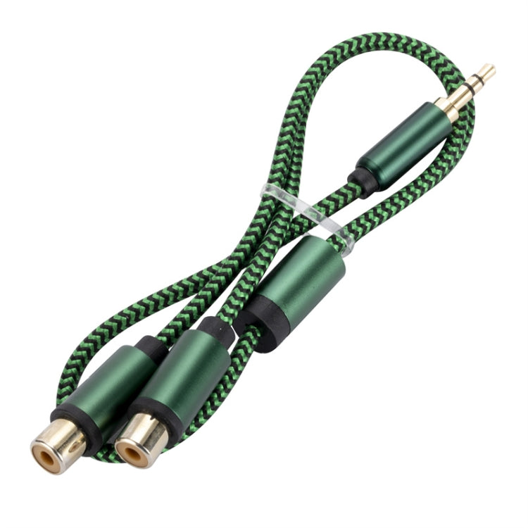 Connettore amplificatore per cavo audio da 3,5 mm maschio a 2 RCA femmina, 0.5m, 1m, 2m, 3m