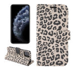 Custodia portafoglio in pelle leopardata per iPhone 12