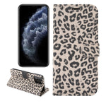 Custodia portafoglio in pelle leopardata per iPhone 12
