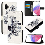 Custodia per telefono in pelle con flip orizzontale con pittura 3D, For Samsung Galaxy XCover7 Pro, For Samsung Galaxy Xcover6 Pro, For Samsung Galaxy Xcover 4s