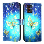 Custodia per telefono in pelle con flip orizzontale con pittura 3D, For Samsung Galaxy XCover7 Pro, For Samsung Galaxy Xcover6 Pro, For Samsung Galaxy Xcover 4s