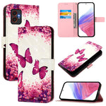 Custodia per telefono in pelle con flip orizzontale con pittura 3D, For Samsung Galaxy XCover7 Pro, For Samsung Galaxy Xcover6 Pro, For Samsung Galaxy Xcover 4s