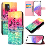 Custodia per telefono in pelle con flip orizzontale con pittura 3D, For Samsung Galaxy XCover7 Pro, For Samsung Galaxy Xcover6 Pro, For Samsung Galaxy Xcover 4s