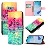 Custodia per telefono in pelle con flip orizzontale con pittura 3D, For Samsung Galaxy S24 FE 5G, For Samsung Galaxy S10e, For Samsung Galaxy S10+