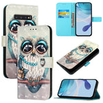 Custodia per telefono in pelle con flip orizzontale con pittura 3D, For Samsung Galaxy S24 FE 5G, For Samsung Galaxy S10e, For Samsung Galaxy S10+