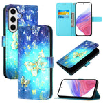 Custodia per telefono in pelle con flip orizzontale con pittura 3D, For Samsung Galaxy S24 FE 5G, For Samsung Galaxy S10e, For Samsung Galaxy S10+