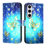 Custodia per telefono in pelle con flip orizzontale con pittura 3D, For Samsung Galaxy S24 FE 5G, For Samsung Galaxy S10e, For Samsung Galaxy S10+