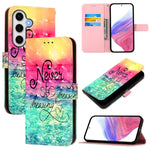 Custodia per telefono in pelle con flip orizzontale con pittura 3D, For Samsung Galaxy S24 FE 5G, For Samsung Galaxy S10e, For Samsung Galaxy S10+