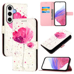 Custodia per telefono in pelle con flip orizzontale con pittura 3D, For Samsung Galaxy S24 FE 5G, For Samsung Galaxy S10e, For Samsung Galaxy S10+