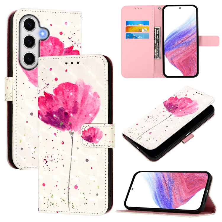 Custodia per telefono in pelle con flip orizzontale con pittura 3D, For Samsung Galaxy S24 FE 5G, For Samsung Galaxy S10e, For Samsung Galaxy S10+