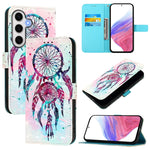 Custodia per telefono in pelle con flip orizzontale con pittura 3D, For Samsung Galaxy S24 FE 5G, For Samsung Galaxy S10e, For Samsung Galaxy S10+