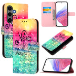 Custodia per telefono in pelle con flip orizzontale con pittura 3D, For Samsung Galaxy S25 5G, For Samsung Galaxy S25+ 5G, For Samsung Galaxy S25 Ultra 5G
