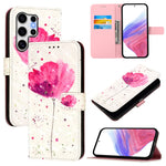 Custodia per telefono in pelle con flip orizzontale con pittura 3D, For Samsung Galaxy S25 5G, For Samsung Galaxy S25+ 5G, For Samsung Galaxy S25 Ultra 5G