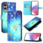 Custodia per telefono in pelle con flip orizzontale con pittura 3D, For Galaxy S26 FE 5G, For Samsung Galaxy S26+ 5G, For Samsung Galaxy S25 Edge 5G
