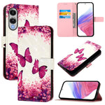 Custodia per telefono in pelle con flip orizzontale con pittura 3D, For Galaxy S26 FE 5G, For Samsung Galaxy S26+ 5G, For Samsung Galaxy S25 Edge 5G
