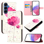 Custodia per telefono in pelle con flip orizzontale con pittura 3D, For Galaxy S26 FE 5G, For Samsung Galaxy S26+ 5G, For Samsung Galaxy S25 Edge 5G