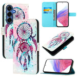 Custodia per telefono in pelle con flip orizzontale con pittura 3D, For Galaxy S26 FE 5G, For Samsung Galaxy S26+ 5G, For Samsung Galaxy S25 Edge 5G