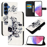 Custodia per telefono in pelle con flip orizzontale con pittura 3D, For Galaxy S26 FE 5G, For Samsung Galaxy S26+ 5G, For Samsung Galaxy S25 Edge 5G