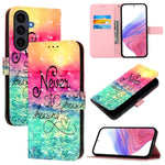 Custodia per telefono in pelle con flip orizzontale con pittura 3D, For Galaxy S26 FE 5G, For Samsung Galaxy S26+ 5G, For Samsung Galaxy S25 Edge 5G