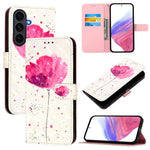 Custodia per telefono in pelle con flip orizzontale con pittura 3D, For Galaxy S26 FE 5G, For Samsung Galaxy S26+ 5G, For Samsung Galaxy S25 Edge 5G