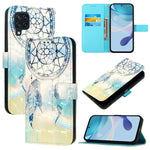 Custodia per telefono in pelle con flip orizzontale con pittura 3D, For Samsung Galaxy M33 5G Global, For Samsung Galaxy M52 5G, For Samsung Galaxy M32 4G Global / M22