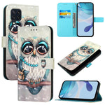 Custodia per telefono in pelle con flip orizzontale con pittura 3D, For Samsung Galaxy M33 5G Global, For Samsung Galaxy M52 5G, For Samsung Galaxy M32 4G Global / M22