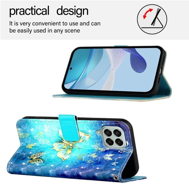 Custodia per telefono in pelle con flip orizzontale con pittura 3D, For Samsung Galaxy M33 5G Global, For Samsung Galaxy M52 5G, For Samsung Galaxy M32 4G Global / M22