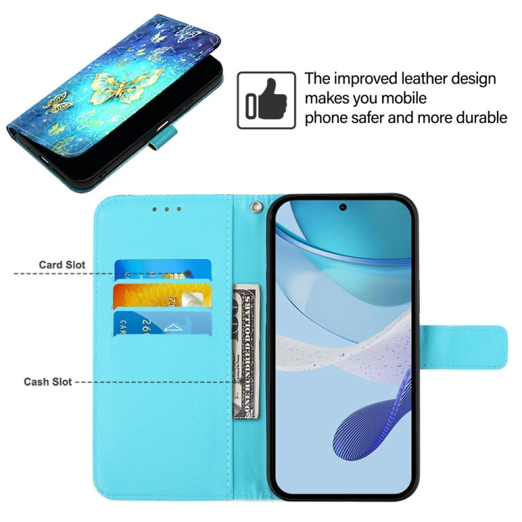 Custodia per telefono in pelle con flip orizzontale con pittura 3D, For Samsung Galaxy M33 5G Global, For Samsung Galaxy M52 5G, For Samsung Galaxy M32 4G Global / M22