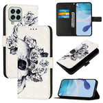 Custodia per telefono in pelle con flip orizzontale con pittura 3D, For Samsung Galaxy M33 5G Global, For Samsung Galaxy M52 5G, For Samsung Galaxy M32 4G Global / M22