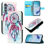 Custodia per telefono in pelle con flip orizzontale con pittura 3D, For Samsung Galaxy M56 5G, For Samsung Galaxy M35, For Samsung Galaxy M34 5G / F34 5G
