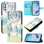 Custodia per telefono in pelle con flip orizzontale con pittura 3D, For Samsung Galaxy M33 5G Global, For Samsung Galaxy M52 5G, For Samsung Galaxy M32 4G Global / M22