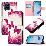 Custodia per telefono in pelle con flip orizzontale con pittura 3D, For Samsung Galaxy M54 5G Global / F54 5G, For Samsung Galaxy M14 5G Global, For Samsung Galaxy M53 5G