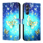 Custodia per telefono in pelle con flip orizzontale con pittura 3D, For Samsung Galaxy M54 5G Global / F54 5G, For Samsung Galaxy M14 5G Global, For Samsung Galaxy M53 5G