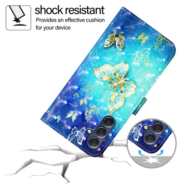 Custodia per telefono in pelle con flip orizzontale con pittura 3D, For Samsung Galaxy M54 5G Global / F54 5G, For Samsung Galaxy M14 5G Global, For Samsung Galaxy M53 5G