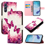 Custodia per telefono in pelle con flip orizzontale con pittura 3D, For Samsung Galaxy M54 5G Global / F54 5G, For Samsung Galaxy M14 5G Global, For Samsung Galaxy M53 5G