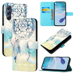 Custodia per telefono in pelle con flip orizzontale con pittura 3D, For Samsung Galaxy M54 5G Global / F54 5G, For Samsung Galaxy M14 5G Global, For Samsung Galaxy M53 5G