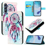 Custodia per telefono in pelle con flip orizzontale con pittura 3D, For Samsung Galaxy M54 5G Global / F54 5G, For Samsung Galaxy M14 5G Global, For Samsung Galaxy M53 5G