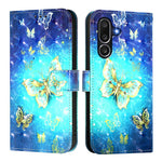 Custodia per telefono in pelle con flip orizzontale con pittura 3D, For Samsung Galaxy M56 5G, For Samsung Galaxy M35, For Samsung Galaxy M34 5G / F34 5G
