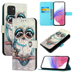 Custodia per telefono in pelle con vibrazione orizzontale con pittura 3D, For Samsung Galaxy A03 164mm, For Samsung Galaxy A03 166mm, For Samsung Galaxy A22 4G
