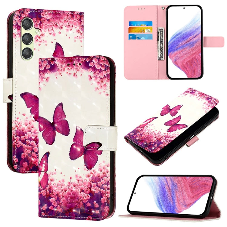 Custodia per telefono in pelle con vibrazione orizzontale con pittura 3D, For Samsung Galaxy A24 4G, For Samsung Galaxy A04 Core / A03 Core, For Samsung Galaxy A04e / F04 / M04