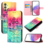 Custodia per telefono in pelle con vibrazione orizzontale con pittura 3D, For Samsung Galaxy A24 4G, For Samsung Galaxy A04 Core / A03 Core, For Samsung Galaxy A04e / F04 / M04