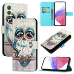 Custodia per telefono in pelle con vibrazione orizzontale con pittura 3D, For Samsung Galaxy A24 4G, For Samsung Galaxy A04 Core / A03 Core, For Samsung Galaxy A04e / F04 / M04